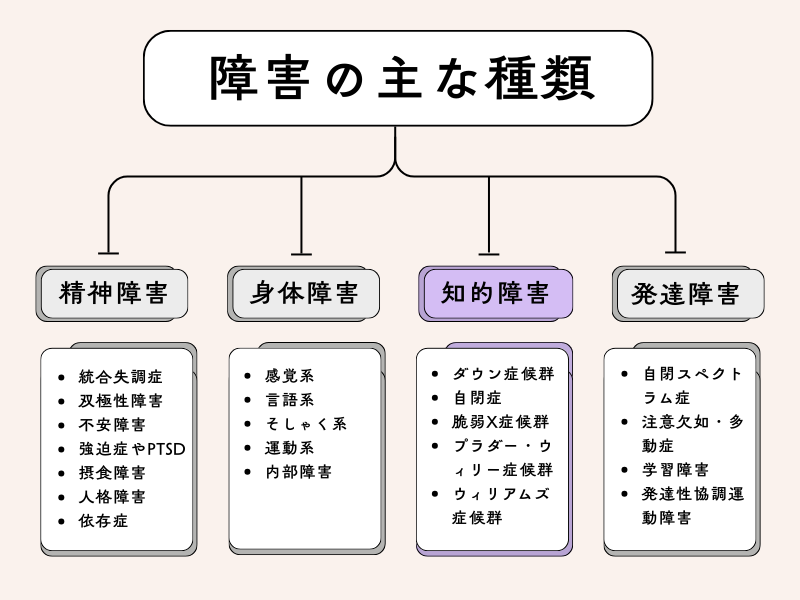 知的障害の場合