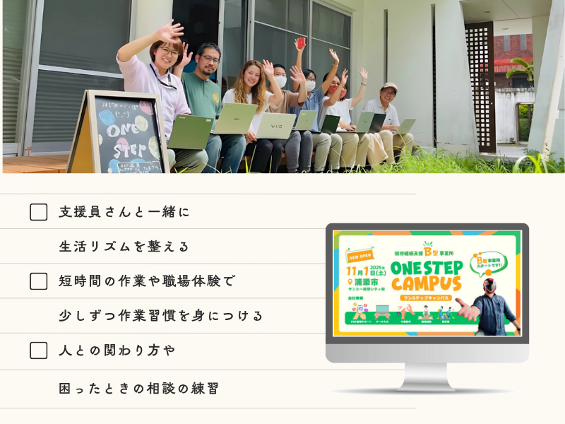 職業準備性を整える支援を受けられる場所：就労継続支援、就労移行支援